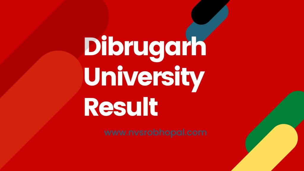 Dibrugarh University Result