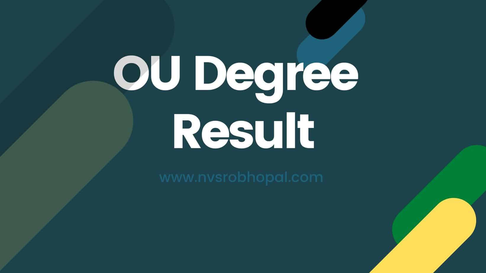 OU-Degree-Result