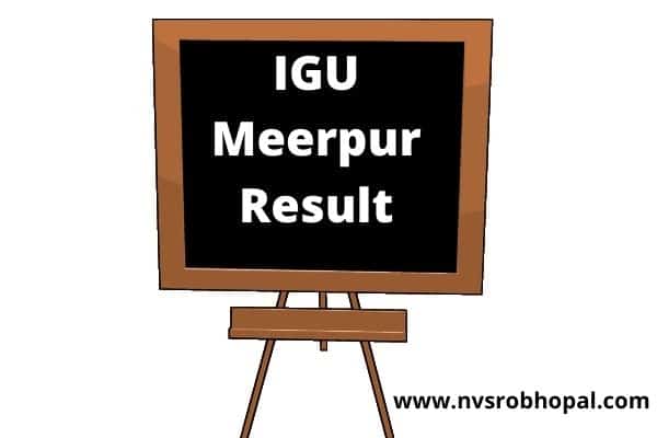 IGU-Meerpur-Result