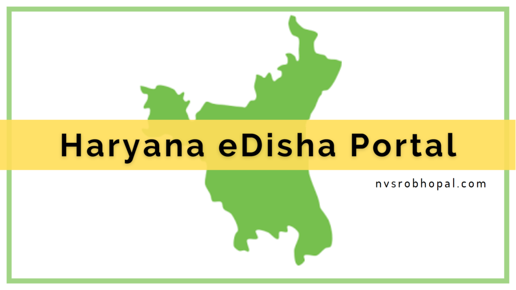 Haryana eDisha Portal