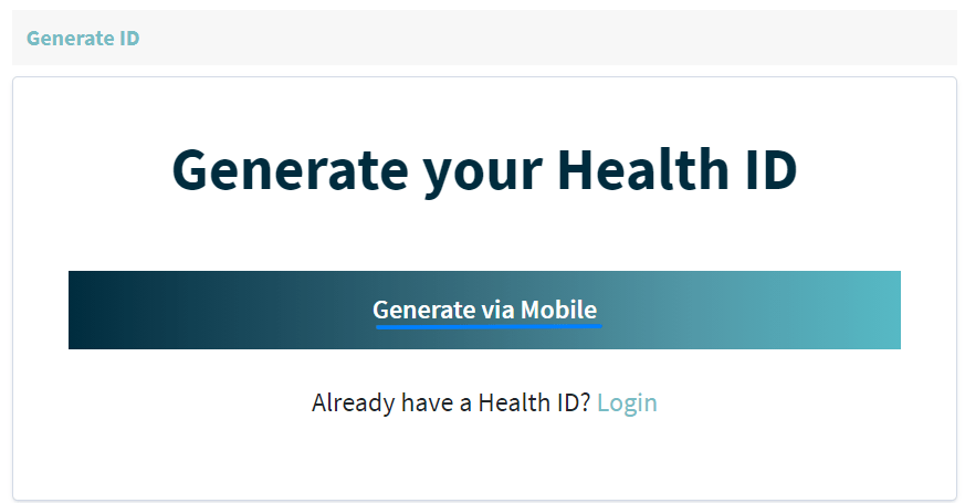 ABHM Health ID Card Registration