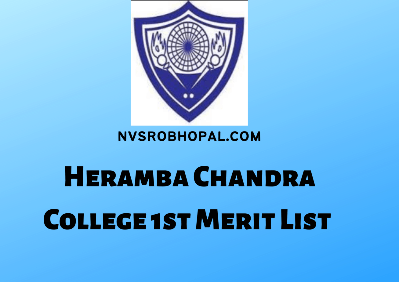 Heramba Chandra College 1st Merit List Admission Selection List