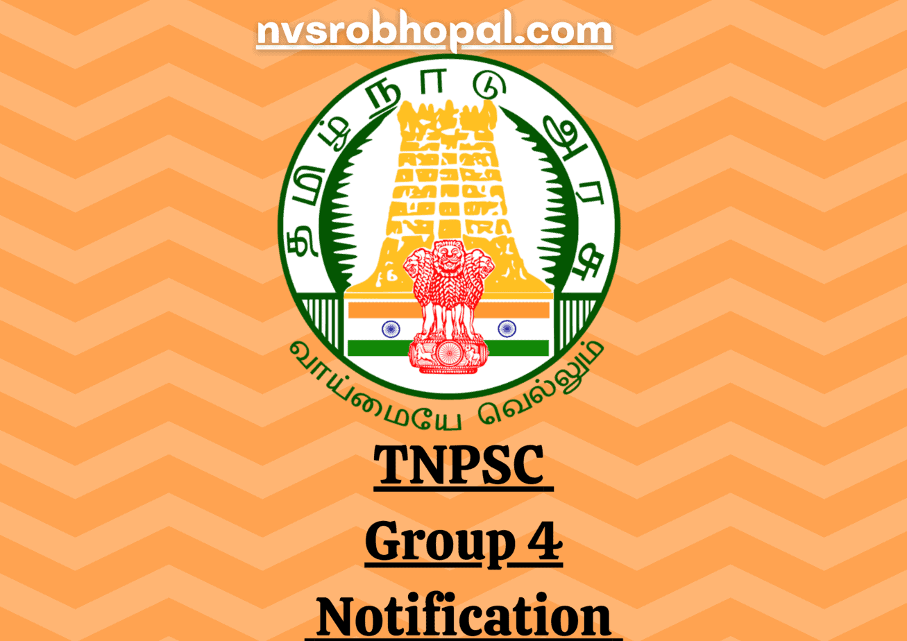TNPSC Group 4 Notification 2021