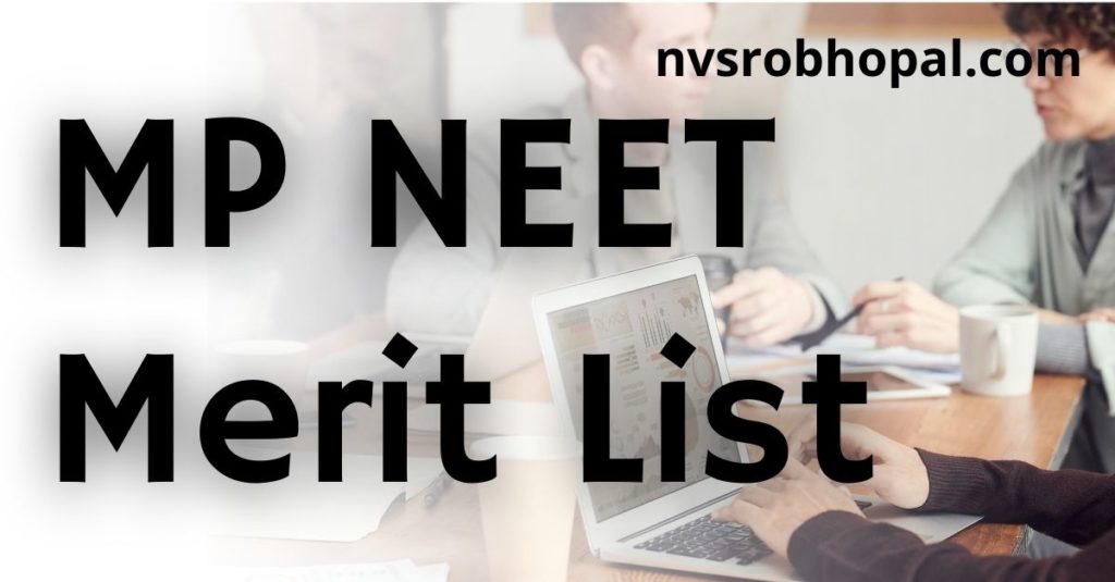 MP NEET State Merit List