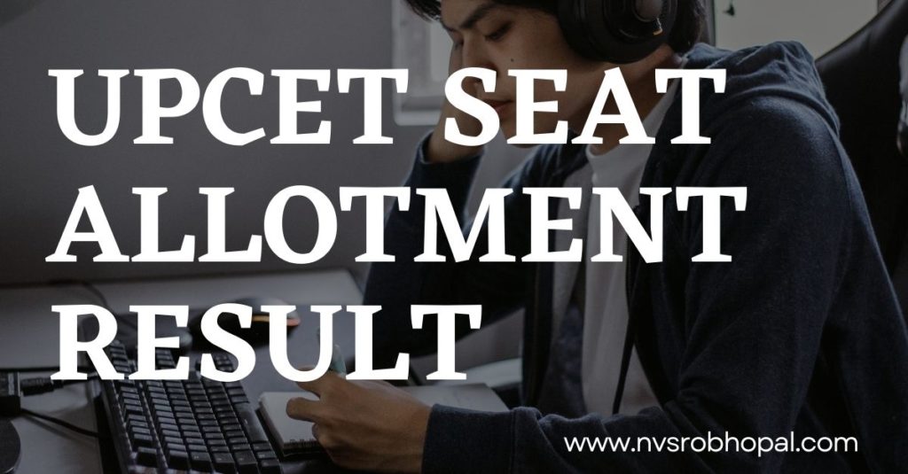 UPCET 7th Round Seat Allotment Result