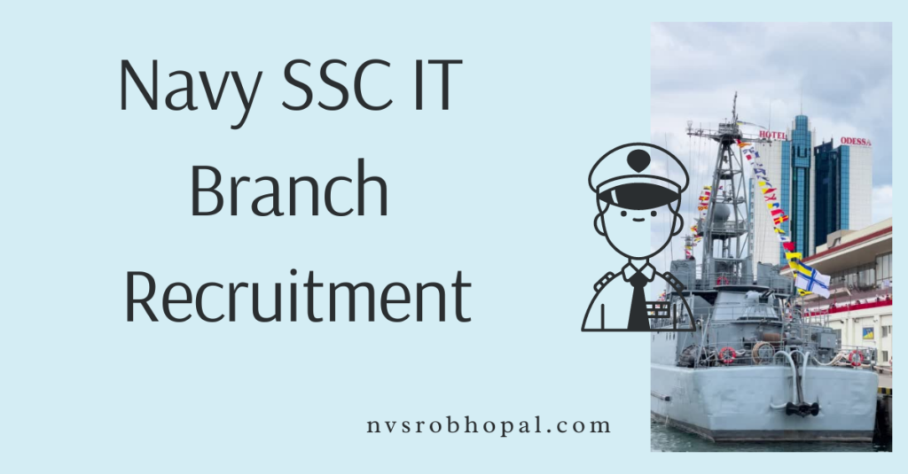 Navy SSC IT Branch Recruitment