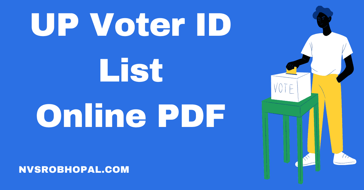 UP Voter ID List Online PDF