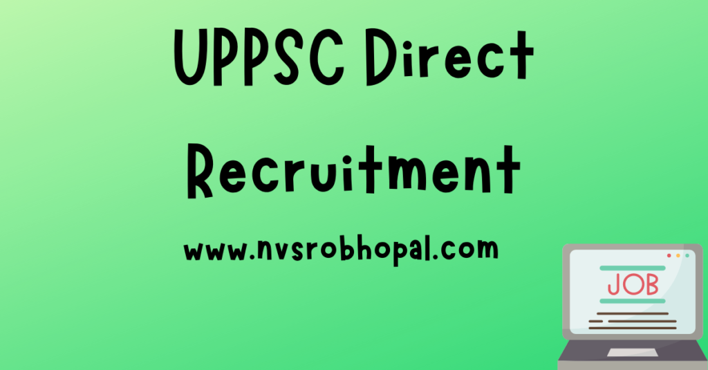 UPPSC Direct Recruitment (1)