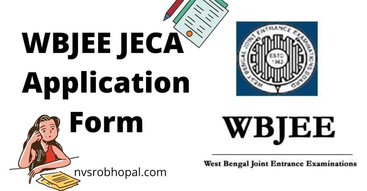 WBJEE JECA 2023 Application Form
