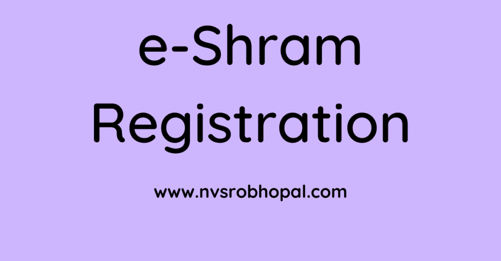 e-Shram Registration
