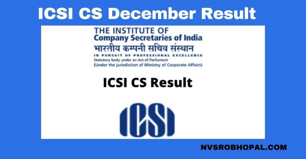 ICSI CS December Result