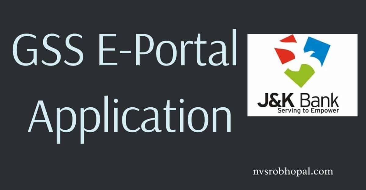 GSS E-Portal Application
