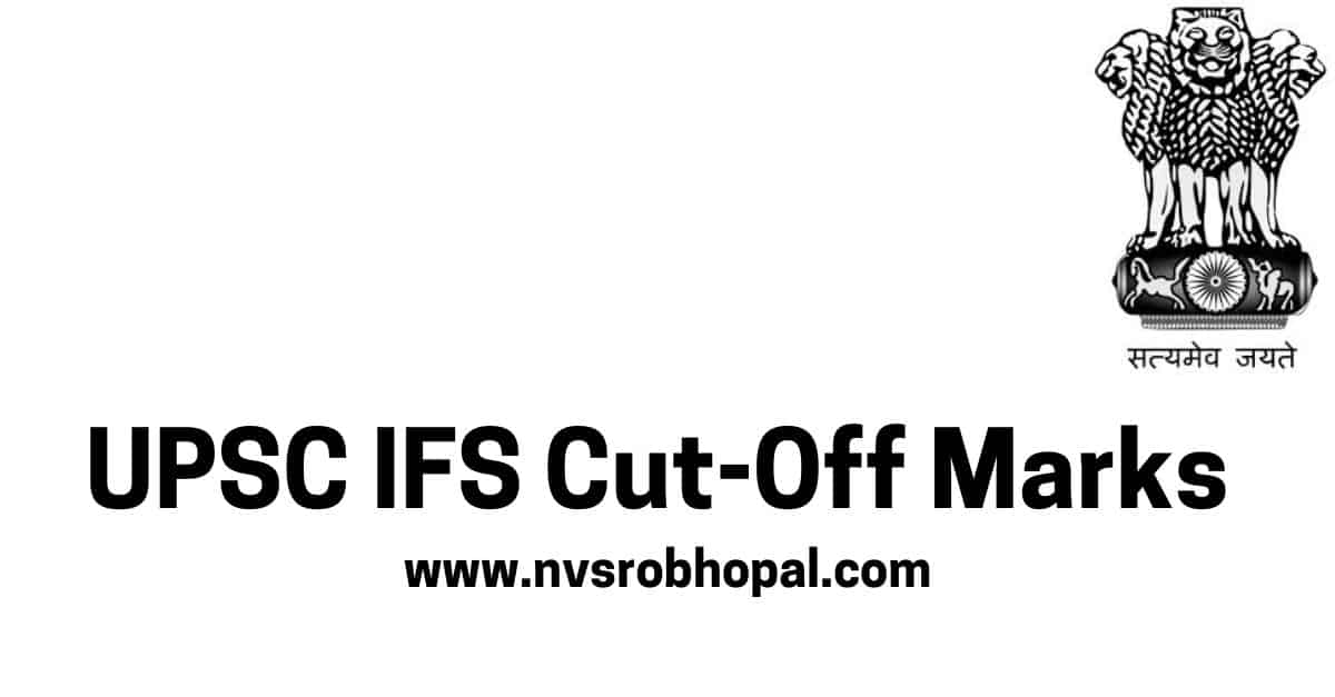 UPSC IFS Cut-Off Marks