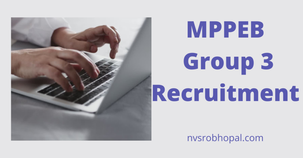 MPPEB Group 3 Recruitment