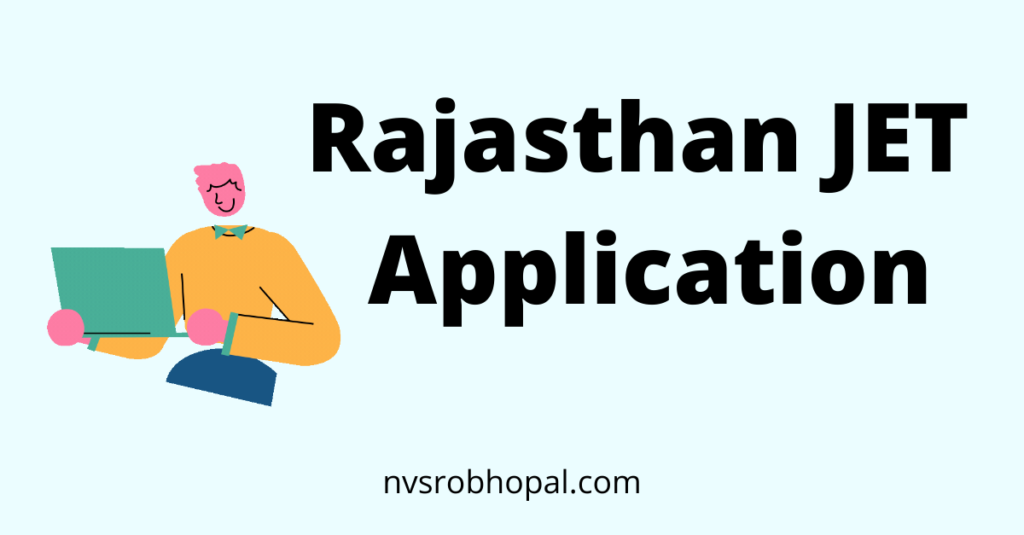 Rajasthan JET Application