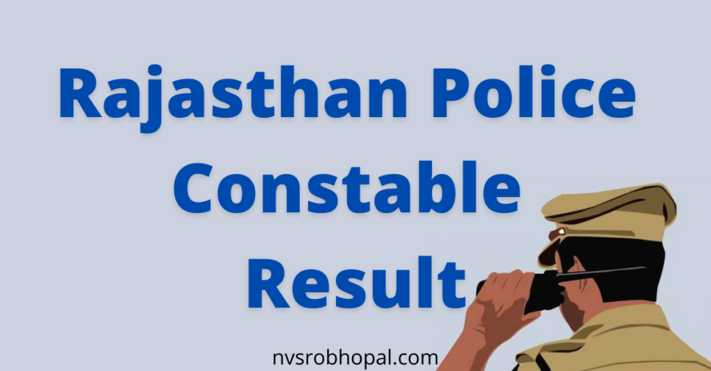 Rajasthan Police Constable Result (1)
