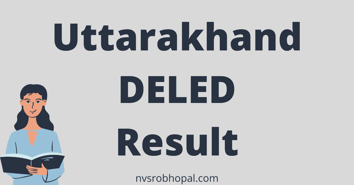 Uttarakhand DELED Result