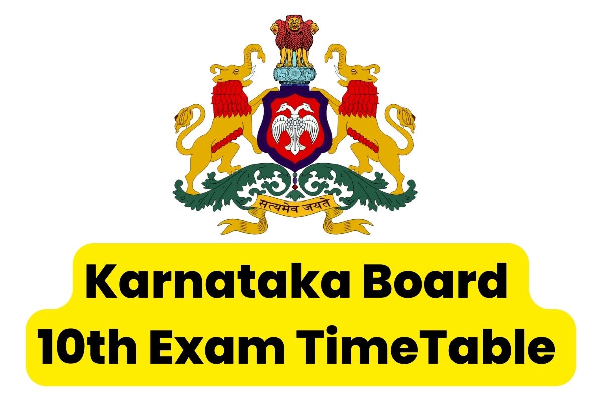 Karnataka Board 10th Exam TimeTable