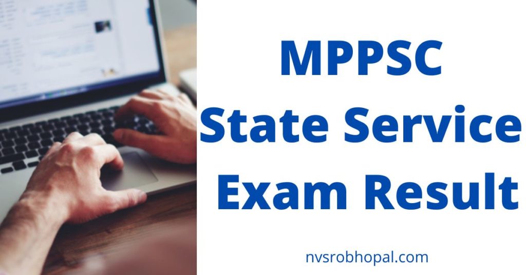 MPPSC State Service Exam Result