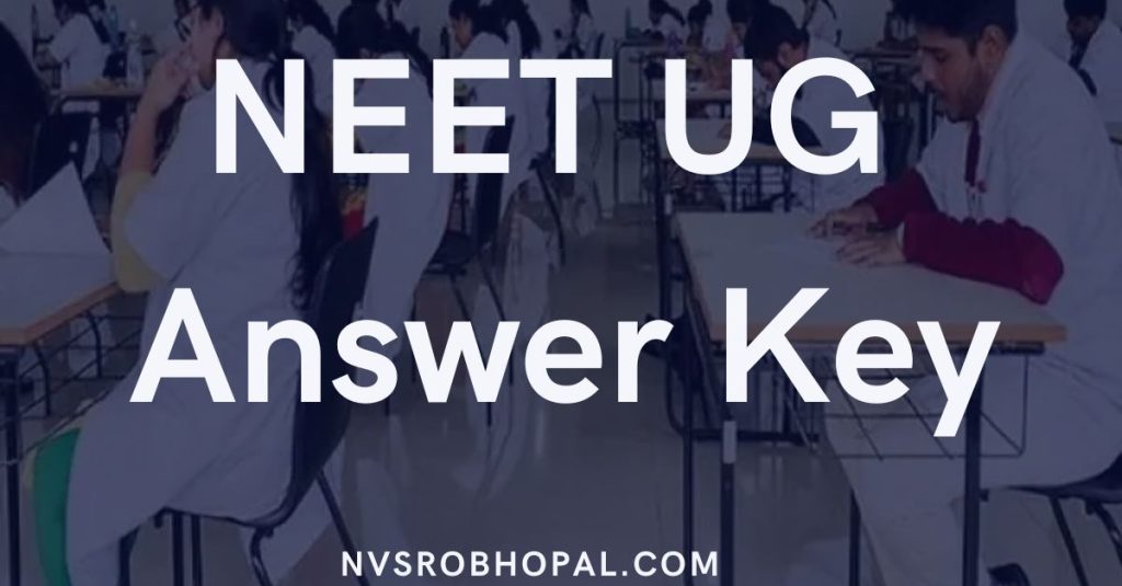 NEET UG Answer Key