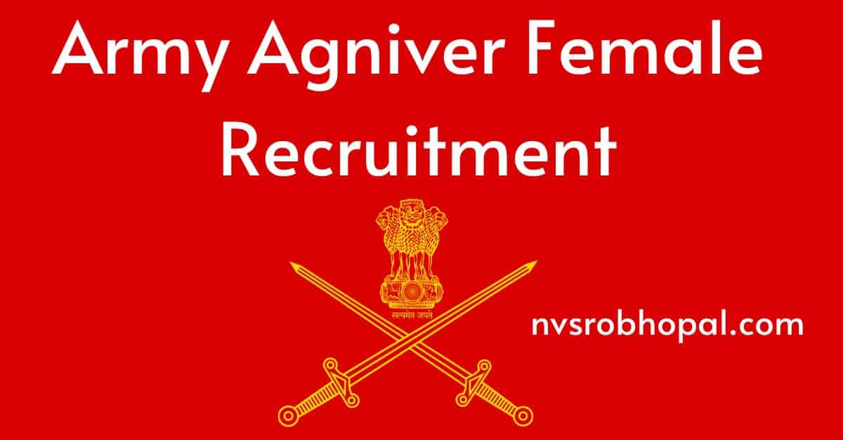 Army Agniver Female Recruitment