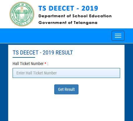 Telangana DEECET 2022 result procedure