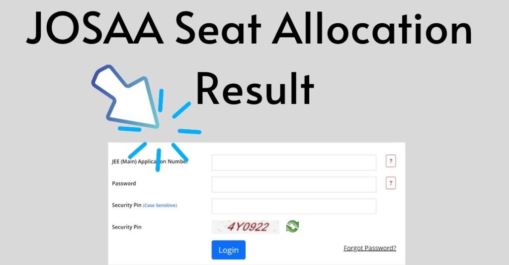JOSAA Seat Allocation Result