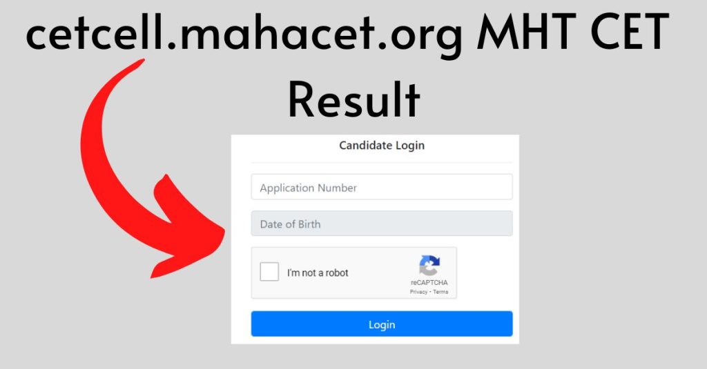 cetcell.mahacet.org MHT CET Result