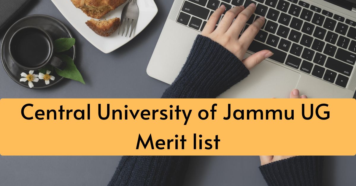 Central University of Jammu UG Merit list