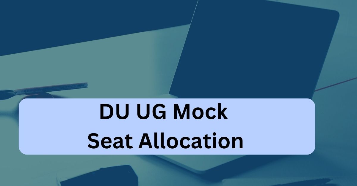 DU UG Mock Seat Allocation