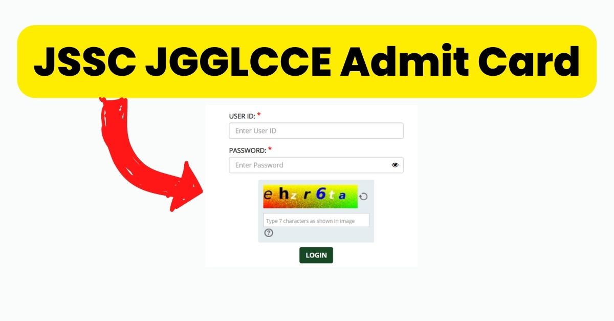 JSSC JGGLCCE Admit Card
