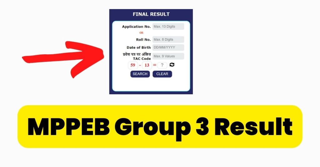MPPEB Group 3 Result