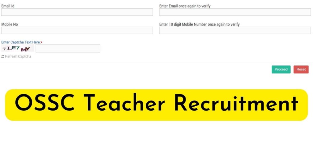 OSSC Teacher Recruitment