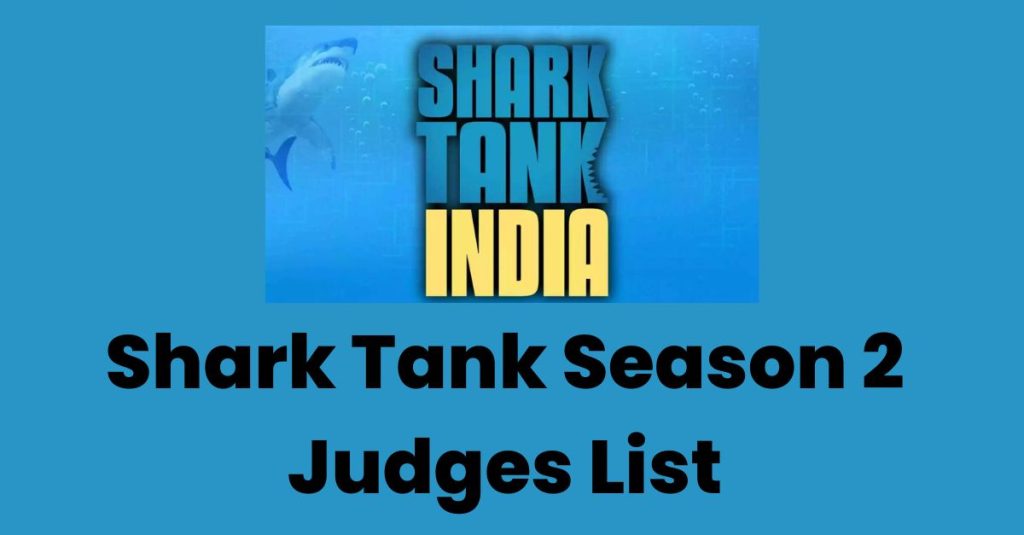 Shark Tank Season 2 Judges List