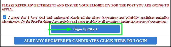 AAI Senior Assistant registration process