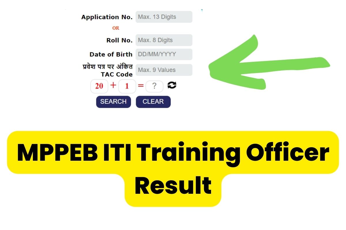 MPPEB ITI Training Officer Result