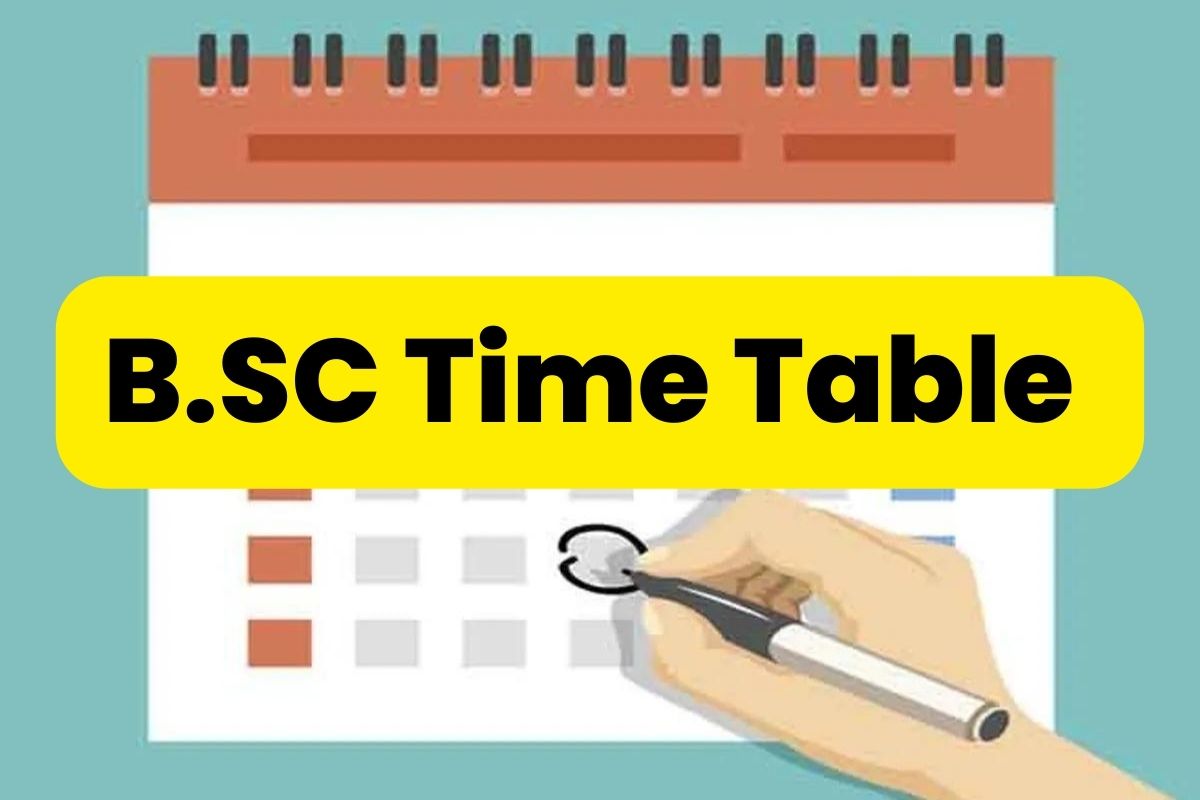 B.SC Time Table