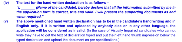 Declaration for LIC AAO