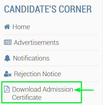 OPSC Veterinary Admit Card download