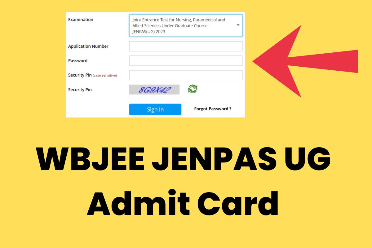 WBJEE JENPAS UG Admit Card
