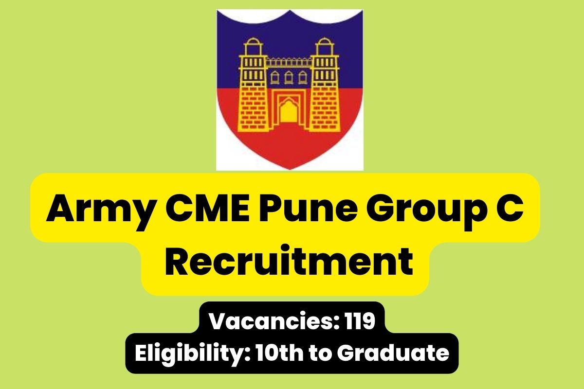Army CME Pune Group C Recruitment