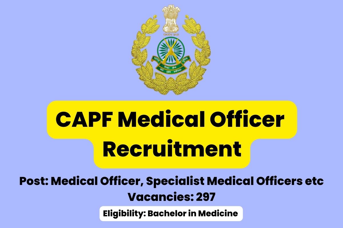 CAPF Medical Officer Recruitment