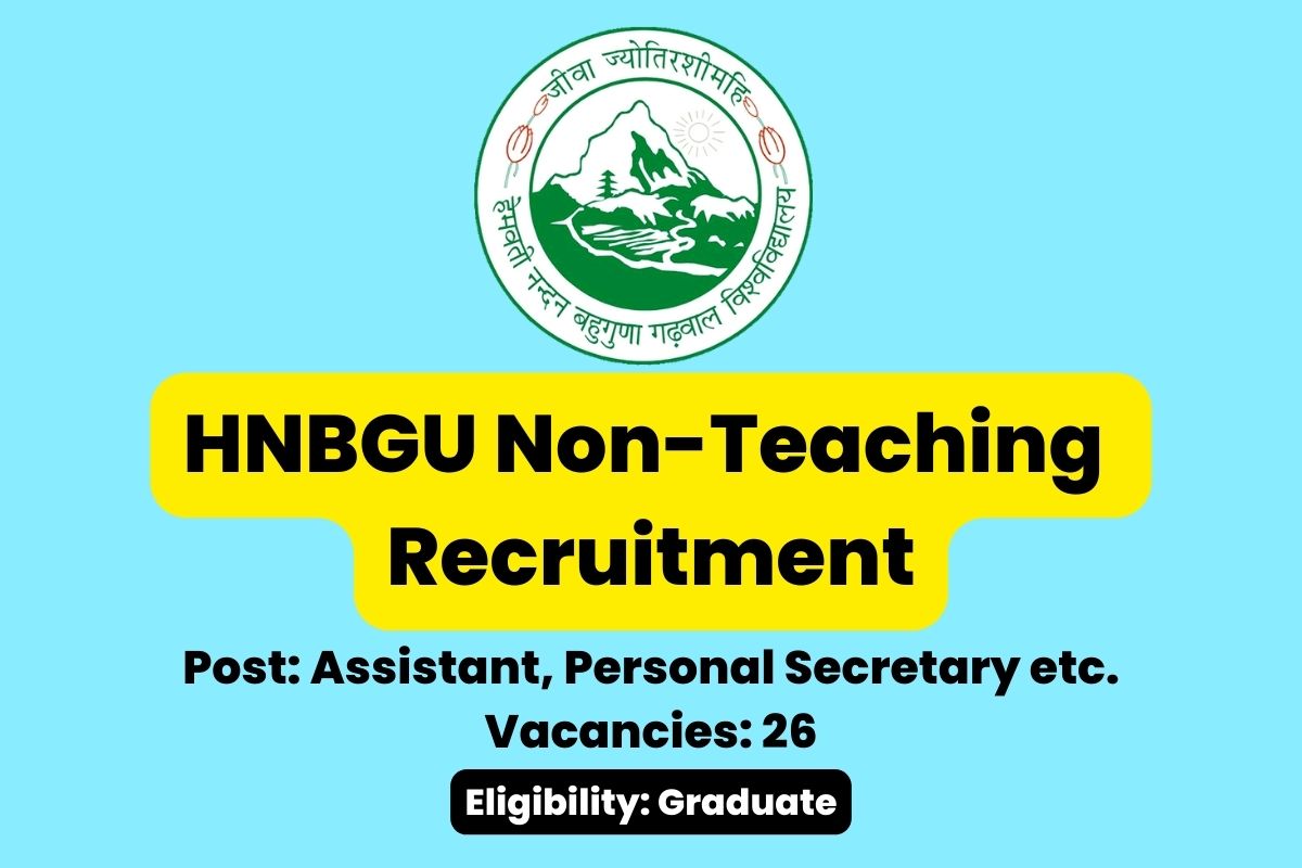 HNBGU Non-Teaching Post Recruitment